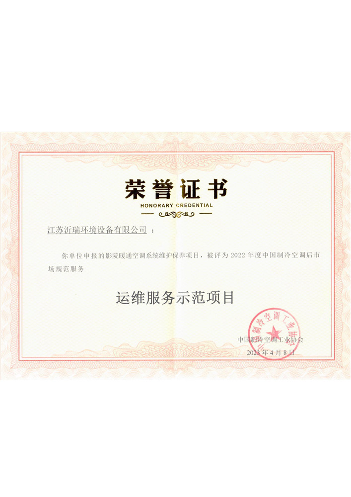 运维服务示范项目